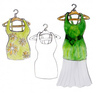 Little Colorful Dresses-Greeen