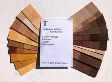 Color swatches yellow gold