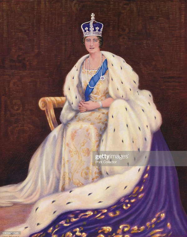 Queen Elizabeth coronation painting